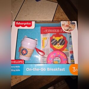Fisher Price On the Go Breakfast Baby Toy Develops Thinking  Sensory Skills